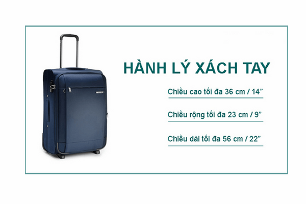 Hành lý xách tay được mang những gì